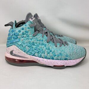 Nike LeBron 17 South Beach Shoes Aqua Size 5Y / Women’s Size 6.5
